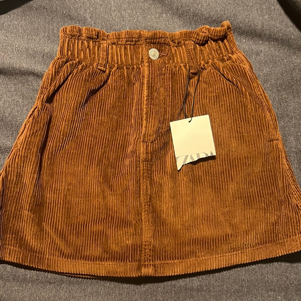 Zara Girls Corduroy Skirt